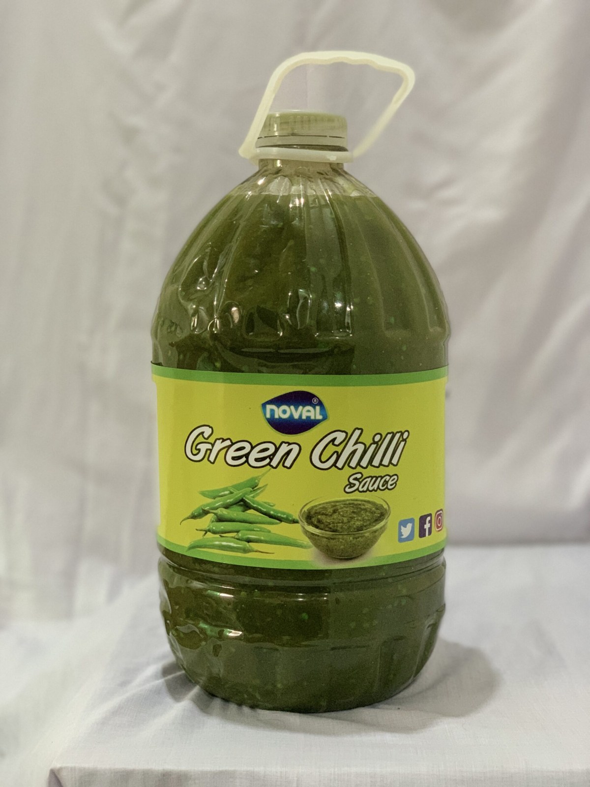 Noval Green Chilli Sauce 4 Kg